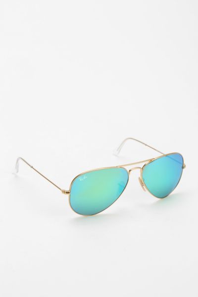 Ray-Ban Mirrored Aviator Sunglasses