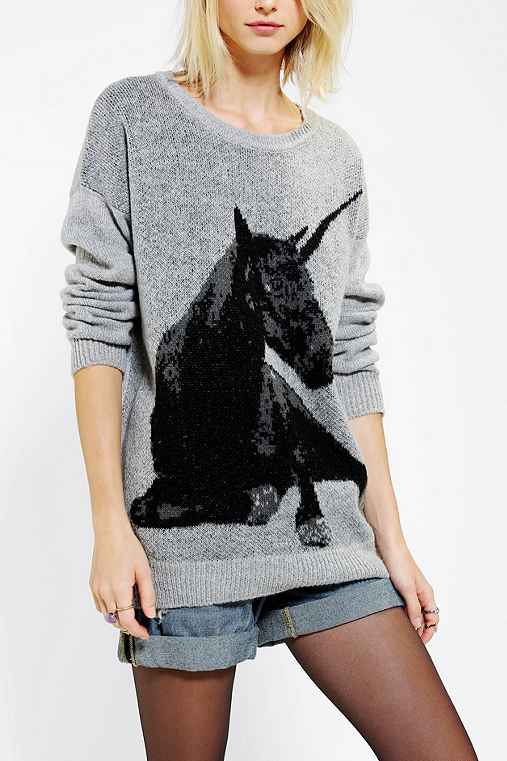 Sparkle & Fade Unicorn Sweater