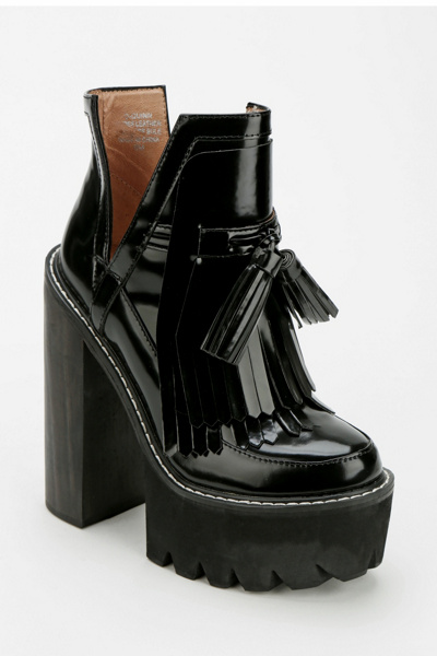 Jeffrey Campbell Quinn Tassel Platform Ankle Boot Urban Outfitters