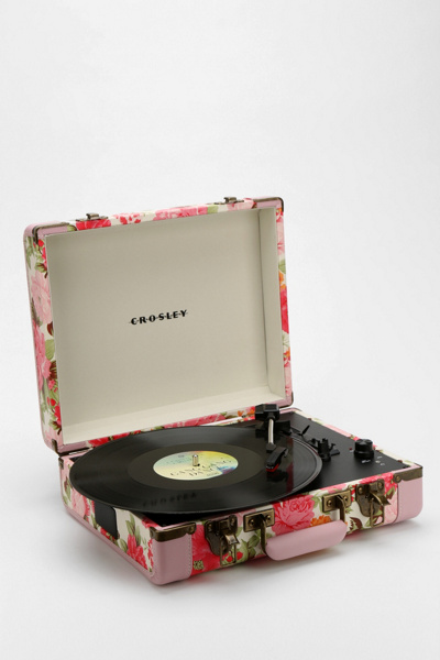 Crosley Floral Executive Record Player Urban Outfitters