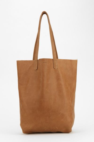 BAGGU Basic Leather Tote Bag - Urban Outfitters