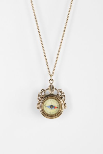 Take Me There Compass Necklace - Urban Outfitters