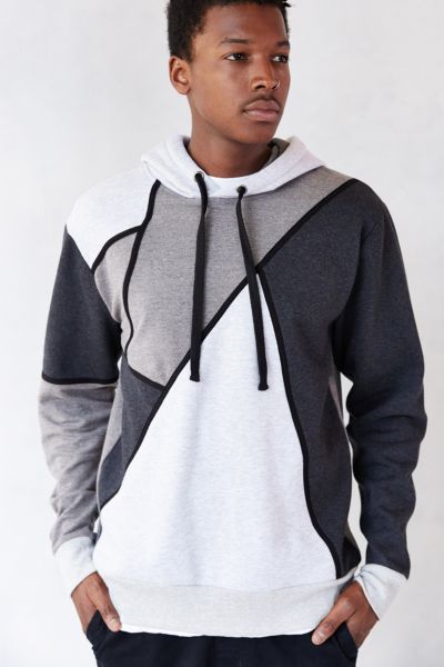 Feathers Colorblock Pullover Hoodie Sweatshirt - Urban Outfitters
