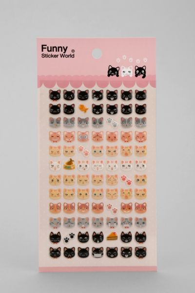 Meow Gel Sticker Sheet