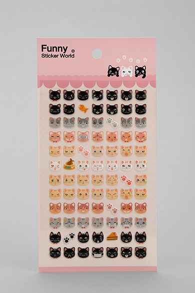 Meow Gel Sticker Sheet