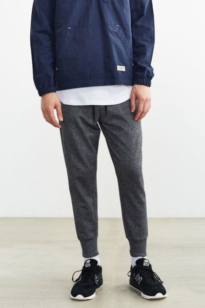 knit denim jogger pant