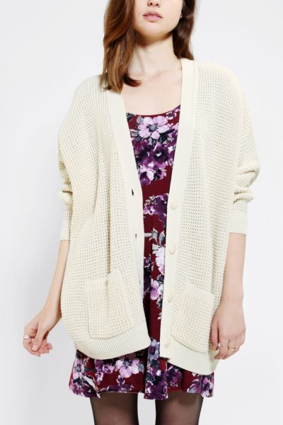 Coincidence & Chance WaffleKnit Cardigan Urban Outfitters