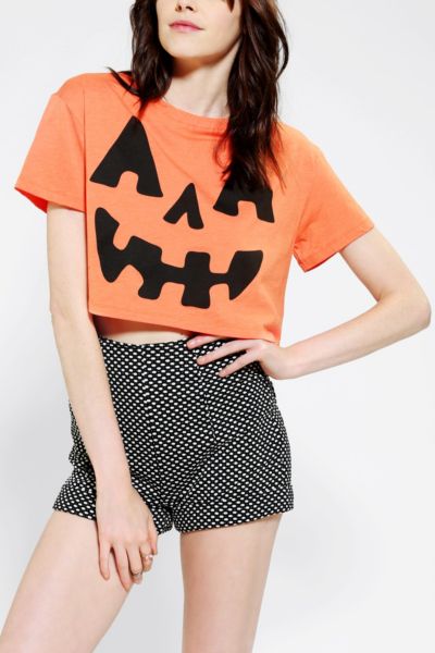 Corner Shop Pumpkin Cropped Tee