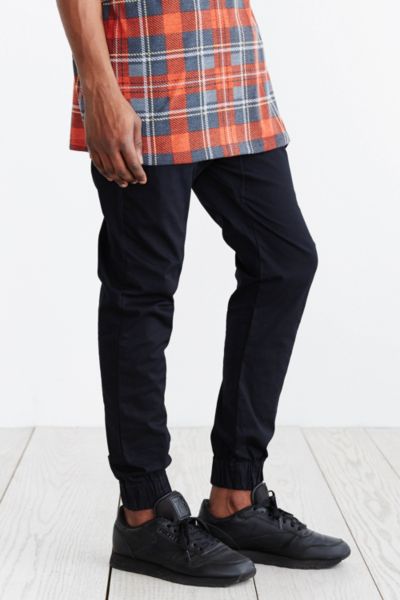 black joggers urban outfitters