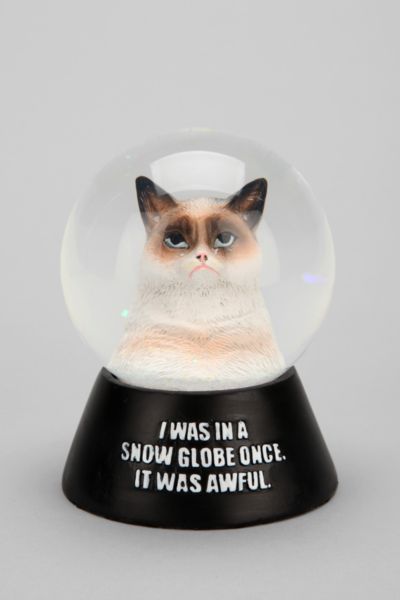 Grumpy Cat Snow Globe Urban Outfitters