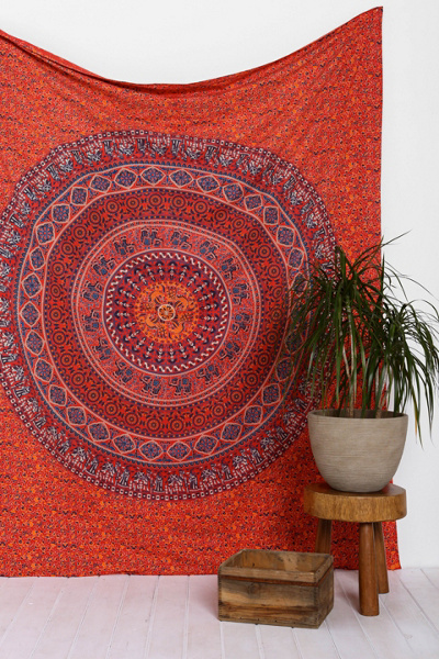 Magical Thinking Red Medallion Tapestry Urban Outfitters
