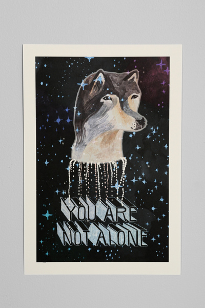 Ellie Cryer You Are Not Alone Art Print