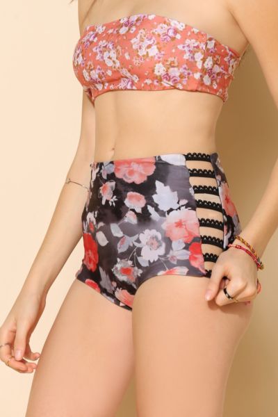 6 Shore Road Cut Up High-Waisted Bikini Bottom
