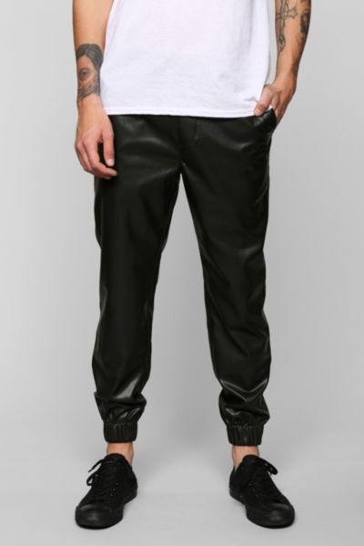 Feathers Lightweight Faux-Leather Jogger Pant - Urban Outfitters