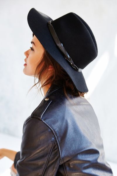 Braided Trim Felt Panama Hat - Urban Outfitters