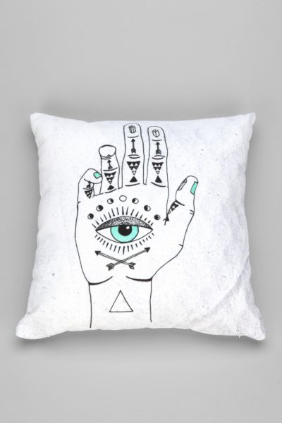 Wesley Bird For DENY Eye See Hamsa Pillow - Urban Outfitters