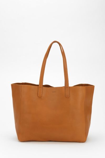 BAGGU Oversized Leather Tote Bag - Urban Outfitters