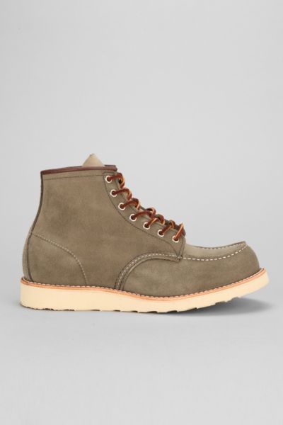 red wing moc toe work boots
