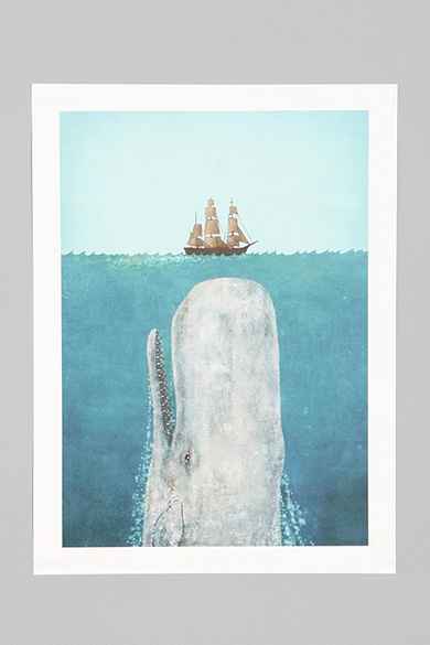 Terry Fan The Whale Art Print