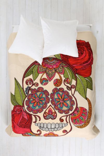 Valentina Ramos For DENY Sugar Skull Duvet Cover - Urban Outfitters