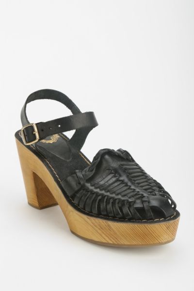 Sixtyseven Felt Indigo Platform Sandal