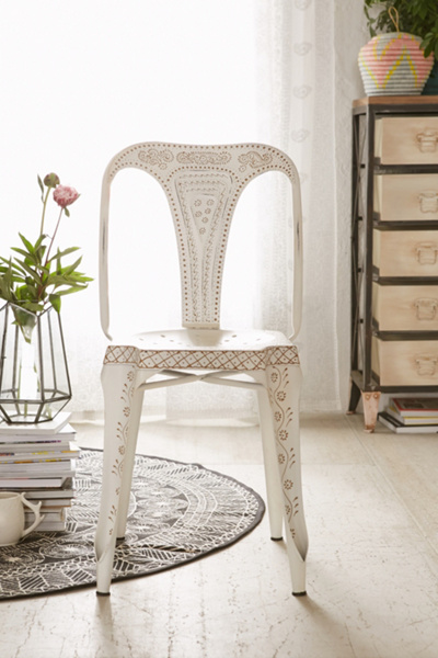Painted Industrial Chair Urban Outfitters
