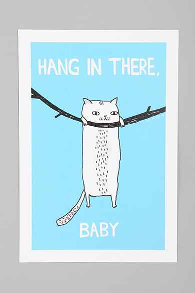 Gemma Correll Hang In There Art Print