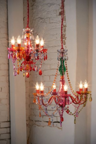 Large Rainbow Chandelier - Urban Outfitters