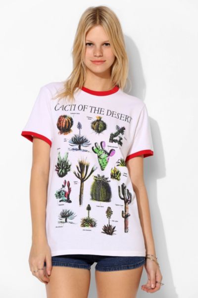 Blackstone Cactus Ringer Tee - Urban Outfitters