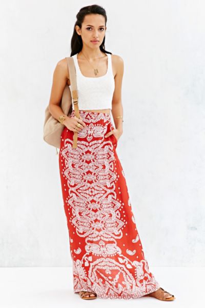 star maxi skirt