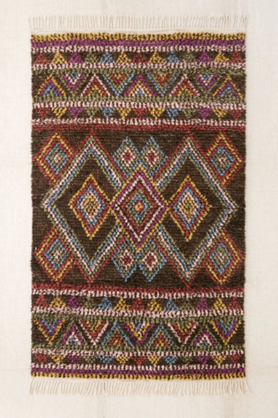 Kenya Diamond Moroccan Shag Rug - Urban Outfitters