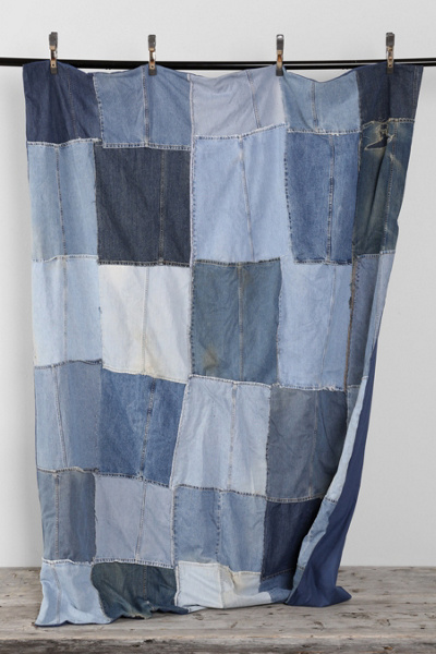 Vintage Patchwork Denim Blanket Urban Outfitters