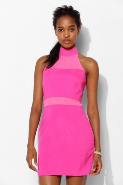 Naven Peek A Boo Halter Dress Urban Outfitters