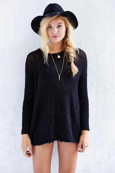 Ecote Slubby Tunic Sweater - Urban Outfitters