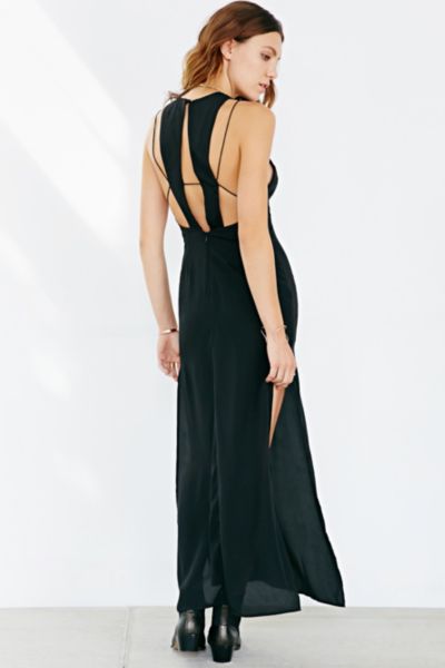 Keepsake Countdown Strappy Cutout Maxi Dress Urban Outfitters