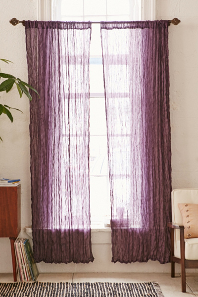 Magical Thinking Crinkle Gauze Curtain Urban Outfitters