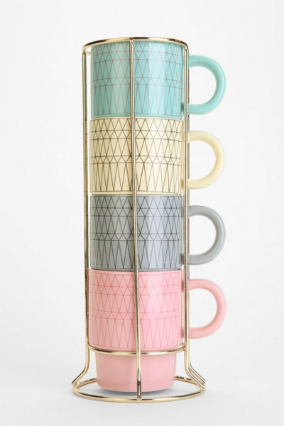 Cappuccino Gem Mug Set Urban Outfitters