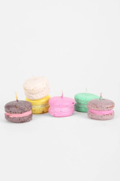 Macaroon Candle - Set Of 6