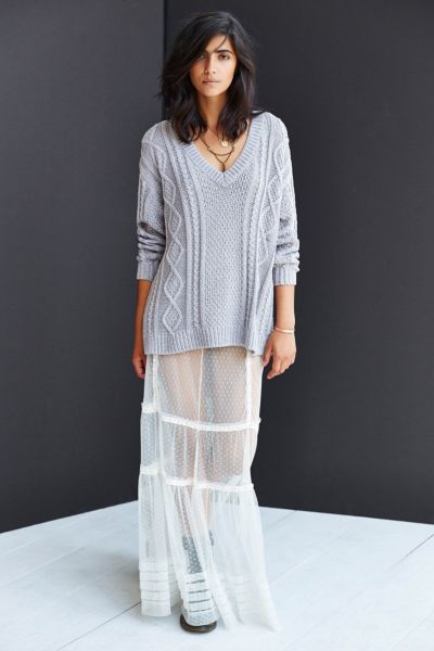 BDG Ultimate Cable-Knit Sweater