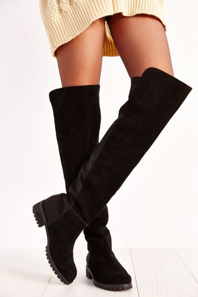 Silence + Noise Over-The-Knee Suede Boot