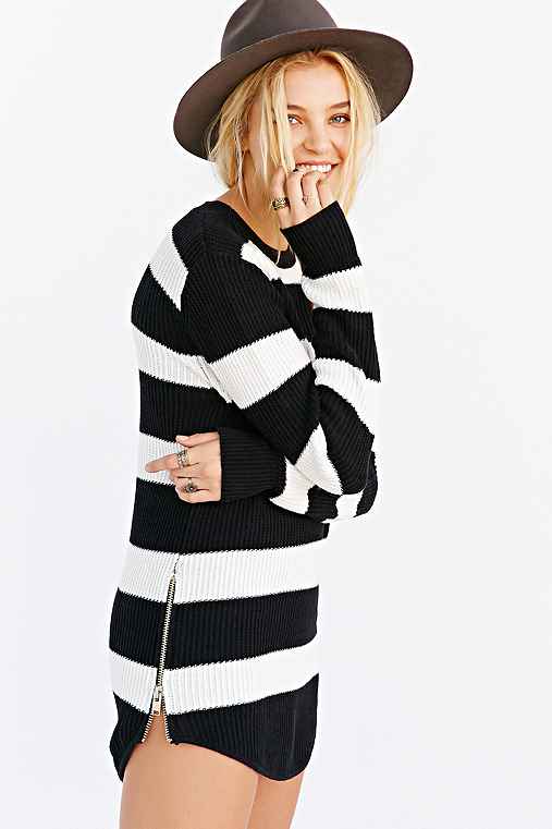 UNIF X UO Waffle-Knit Tunic Sweater - Urban Outfitters