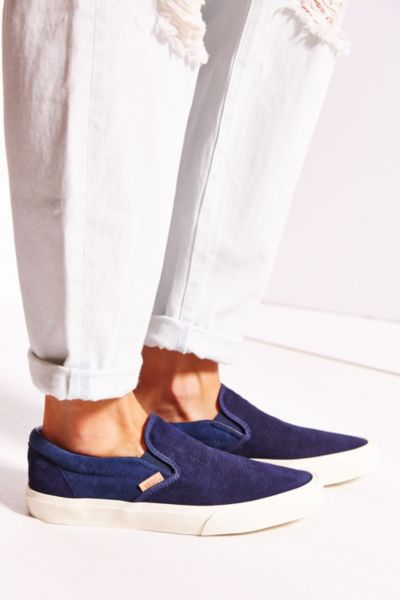 Vans Classic Knit Suede Slip-On Womens Sneaker - Urban Outfitters