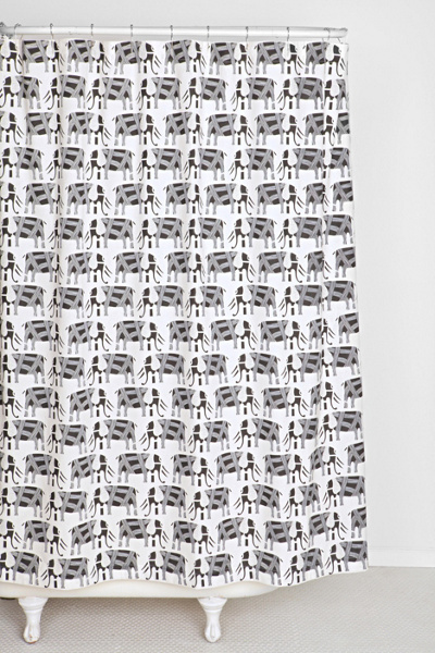 Magical Thinking Marching Elephant Shower Curtain Urban Outfitters