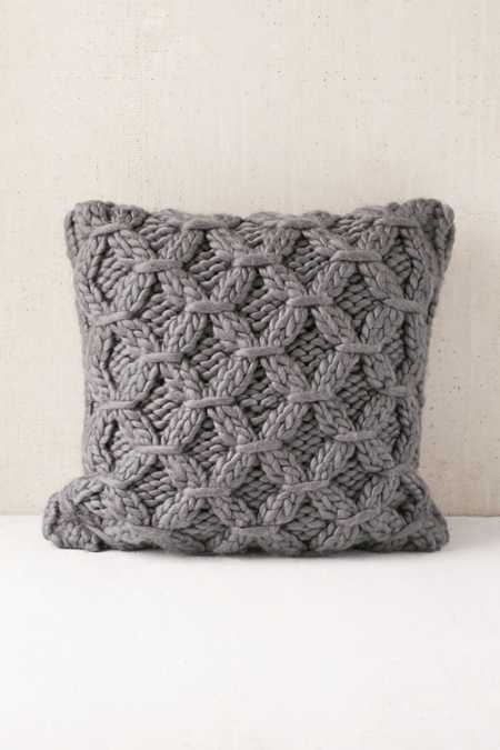 Cable-Knit Pillow