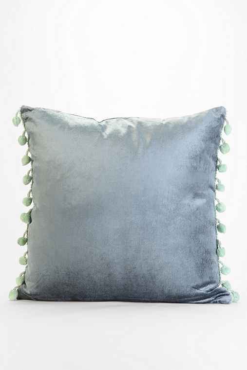 Plum & Bow Square Velvet Pillow - Urban Outfitters