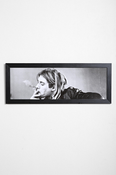 Kurt Cobain Framed Wall Art Urban Outfitters