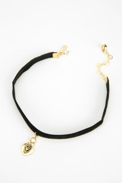 Vanessa Mooney Black Diamond Choker Necklace - Urban Outfitters