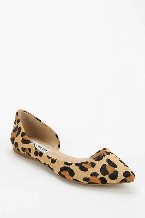Steve Madden Elusion Leopard Print D'Orsay Flat - Urban Outfitters