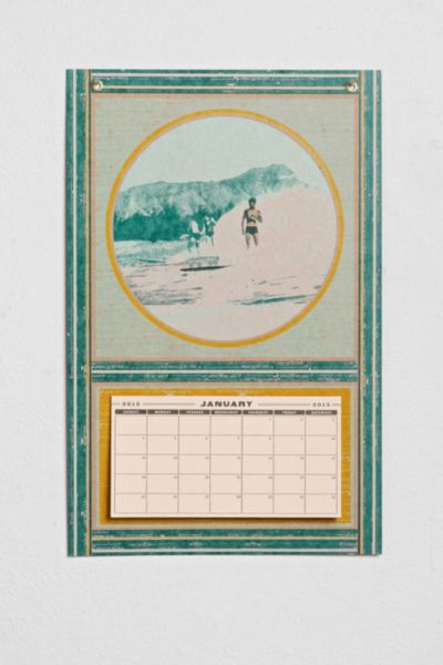 Hammerpress Surfer 2015 TearOff Wall Calendar Urban Outfitters