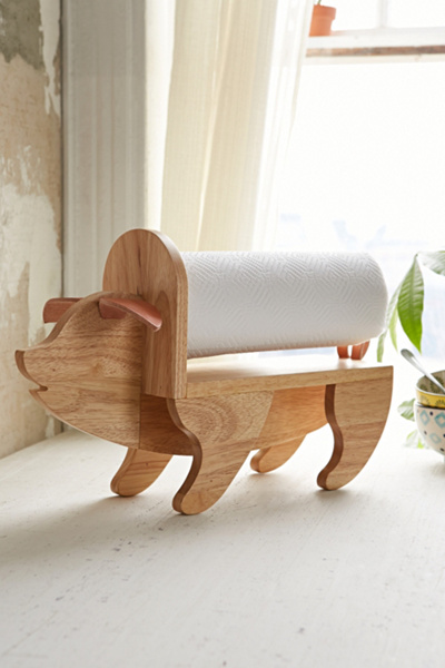 Assembly Home Pig Paper Towel Holder Urban Outfitters